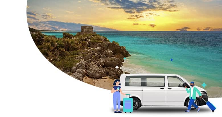 El mejor Transporte de Cancún a Tulum: Traslados de Cancún a Tulum al mejor precio solo en Transfers DV