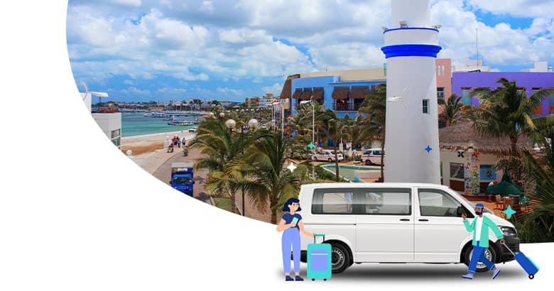 Transportation from Cancun Airport to Cozumel by Transfers DV